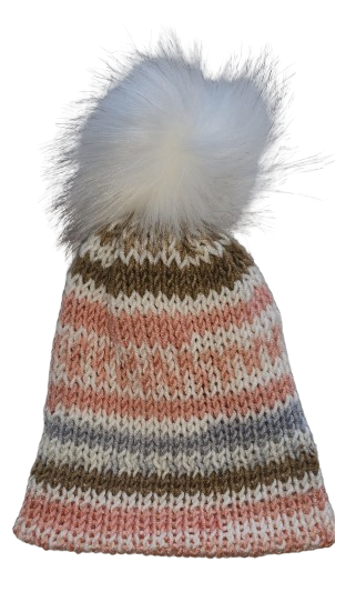 Knit Hat (Candy) Pom-Pom Optional